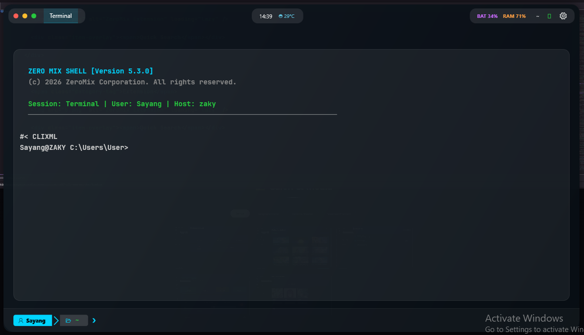 ZeroMix Extension